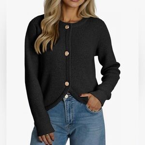 NWT Black Knit Cardigan